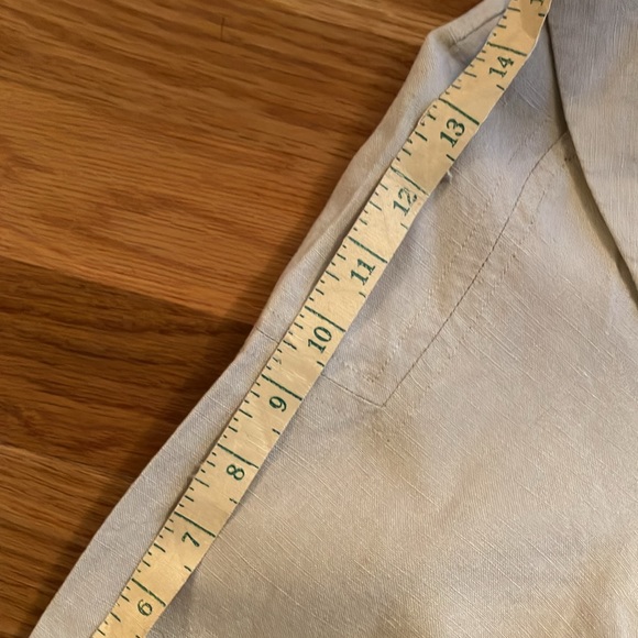 Sandro Linen Blend Short Jacket with 3/4 Sleeves - Picture 12 of 13